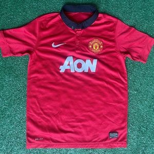 Manchester United 2013-14 Jersey Size Kids L